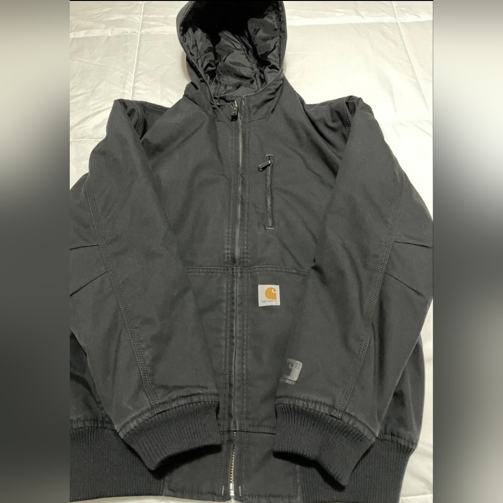 Carhartt Men's Quick Duck Jefferson Active Jacket Black Size M